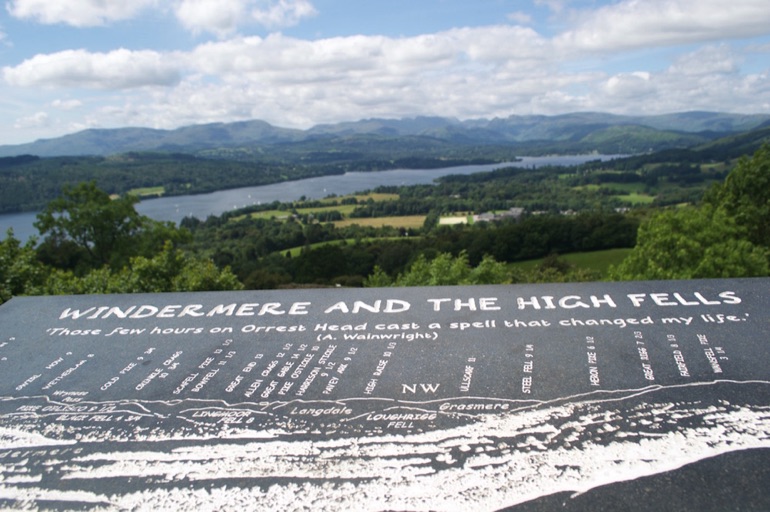 View from Orrest Head